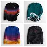 bluze barbati M,L Hollister