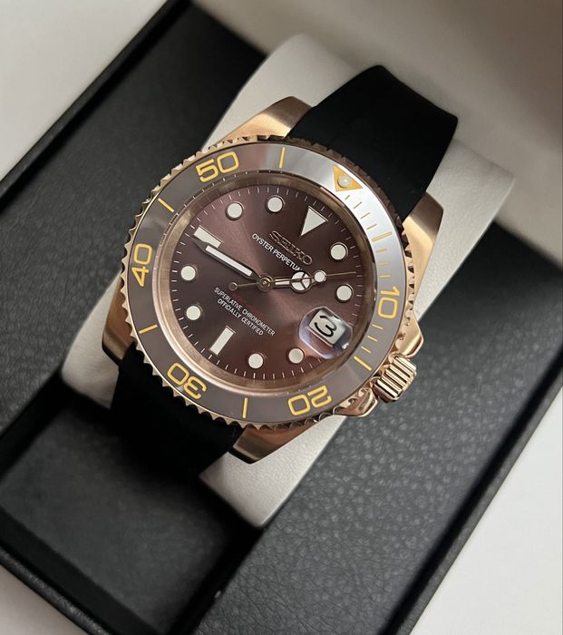 Автоматичен Часовник Seiko  Yacht Master V2 Custom Mod