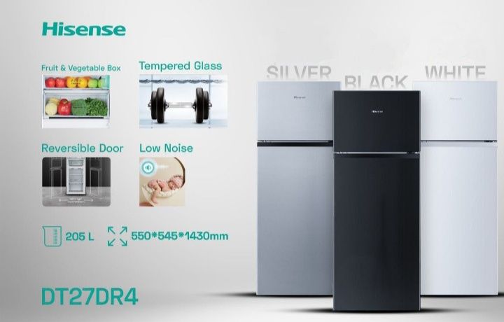 Холодильник Hisense (206L) Model: DT27DR4 Компактный Доставка