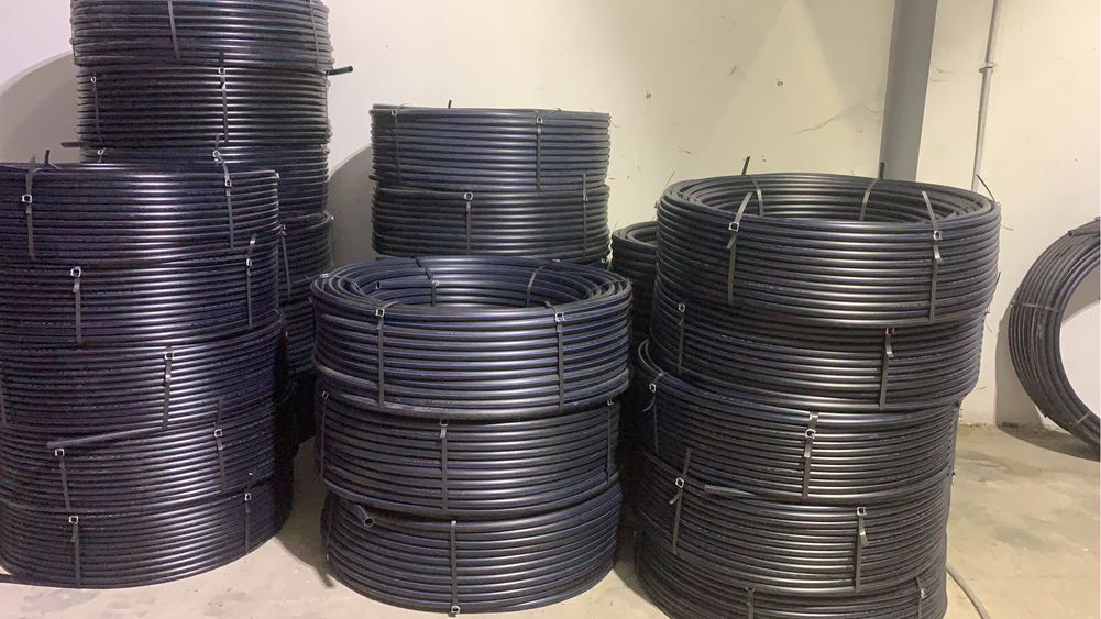TEAVA HDPE: PN6 Ø32, Rola 200ml=470 lei; PN10 Ø32, Rola 200ml=585 lei