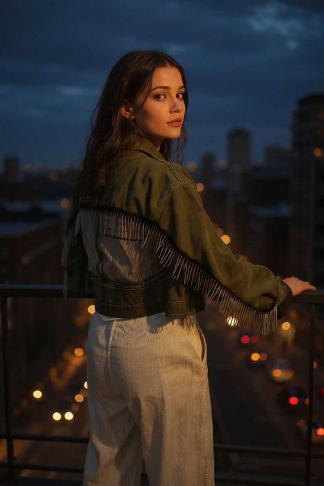 Дънково яке уникален дизайн