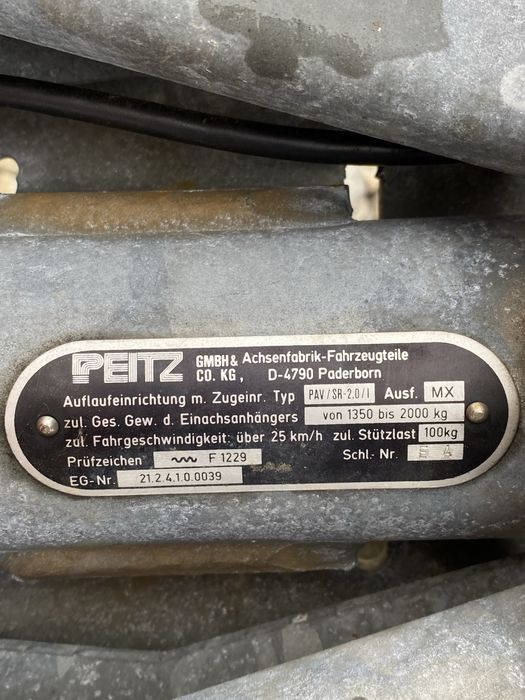 Remorca auto 2t saris
