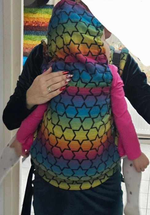 Marsupiu Lenny Lamb RAINBOW STARS DARK