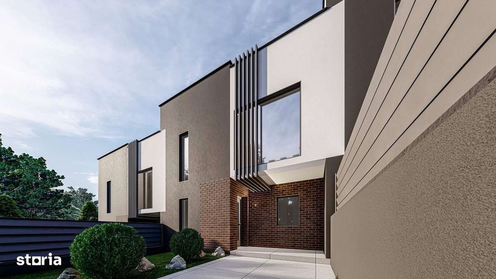 Casă tip duplex 120 mp independent energetic P+E zona Brădet