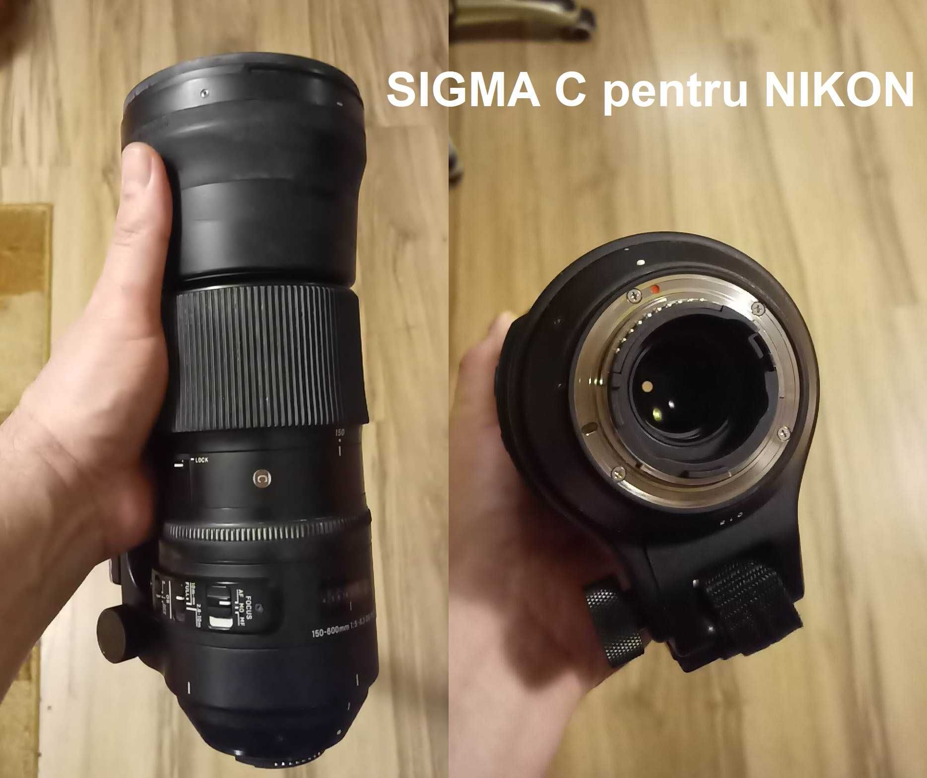 Sigma C 150-600mm pentru Nikon