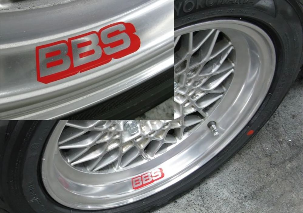 Bbs стикер vw vag bmw audi rs lm rc r