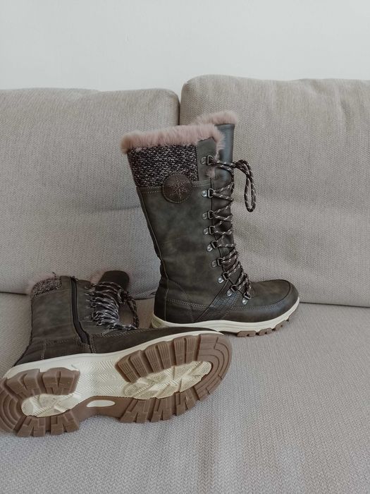 Дамски нови топли ботуши