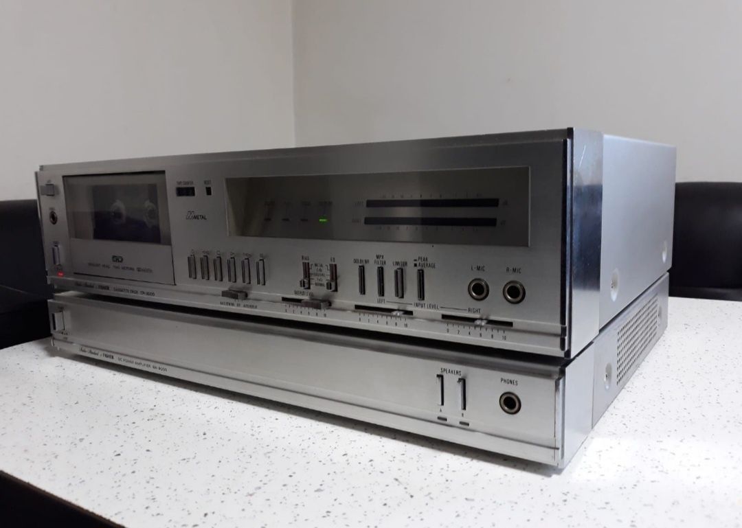 Amplificator și casetofon deck Fisher 9000