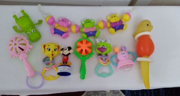 Коврик БОЛЬШОЙ с ИГРУШКАМИ детский развивающий