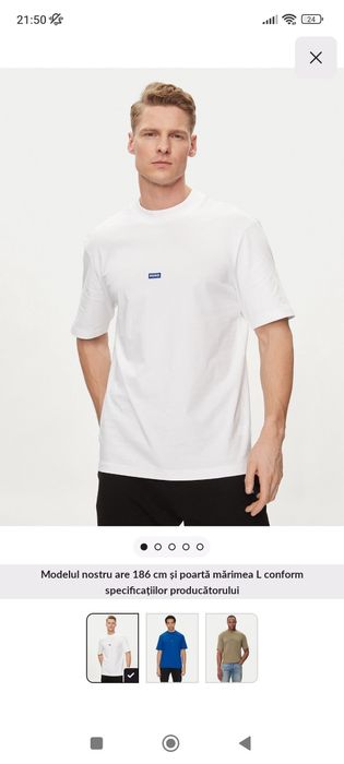 Oferta Tricouri HUGO BOSS originale 100% noi marimea L XL eticheta