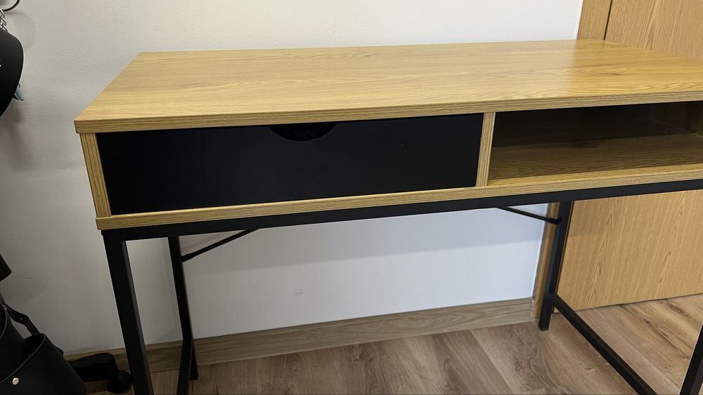 Бюро TRAPPEDAL 48x95 цвят дъб/черно
