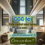 Tavan Fals Decorativ Simplu - din MemBrană PVC întinsă la Cald