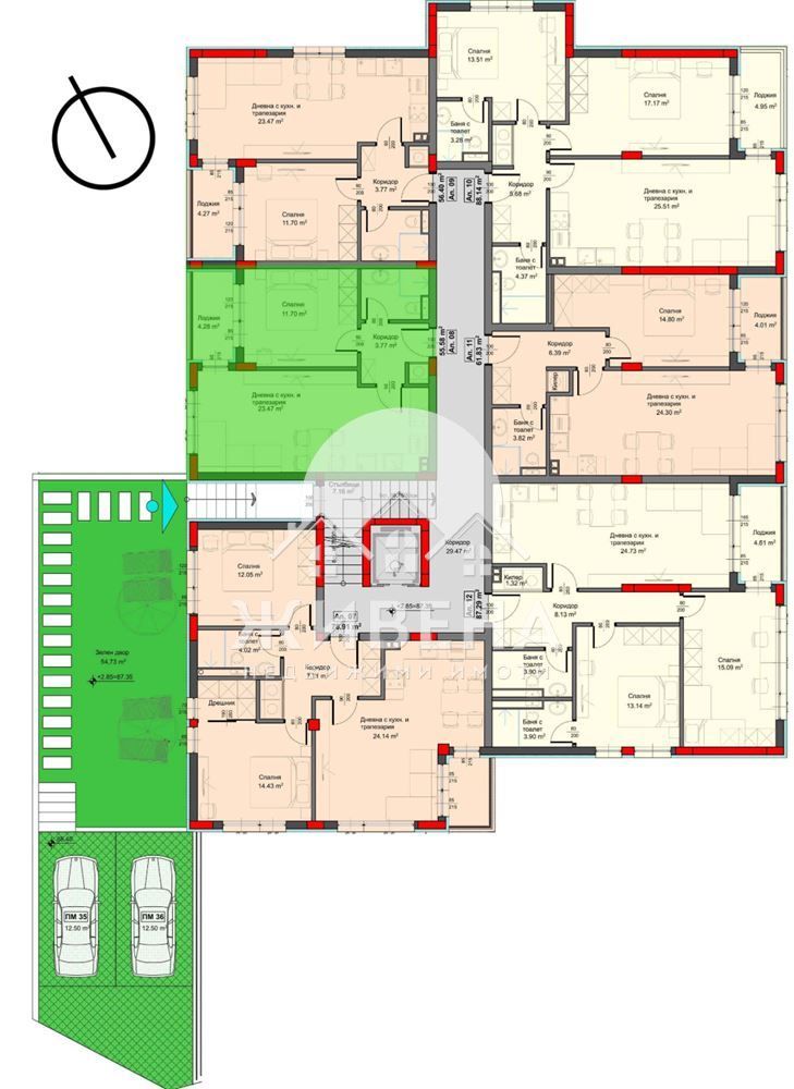 Продавам 2-стаен апартамент, в строеж, кв. Аспарухово