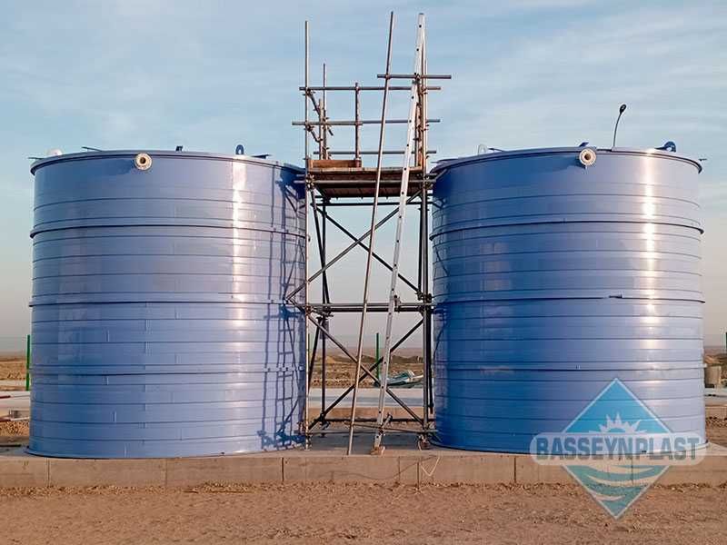 Эко емкость, резервуар 50м3, тонн из полипропилена для воды, бак