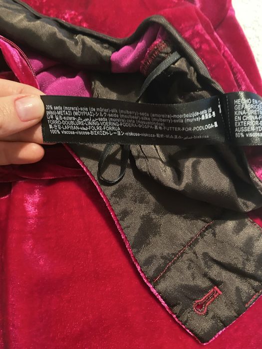 Pantaloni Massimo Dutti matase naturala