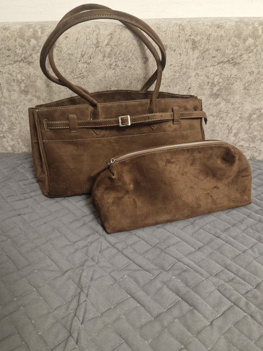 Сумка замшевая женская