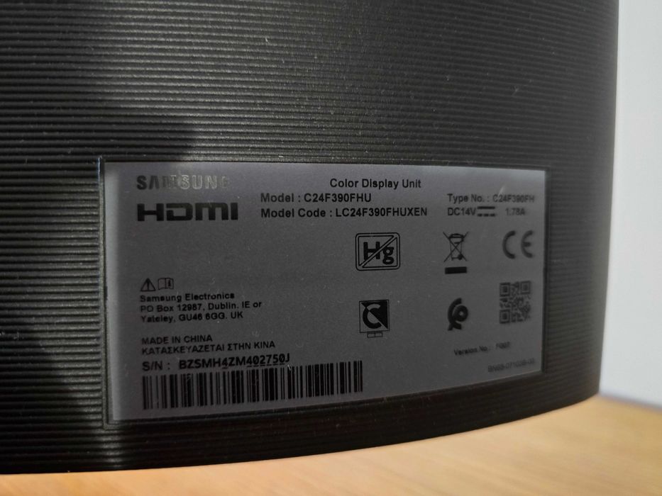 Monitor LED Gaming Samsung Curbat 24"