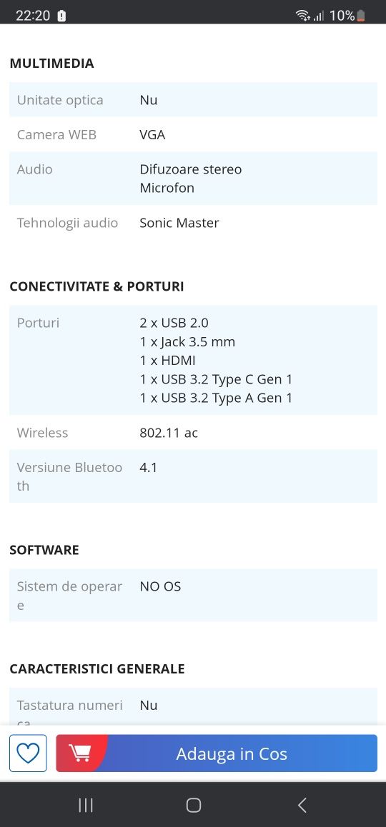 Laptop Asus nou sigilat