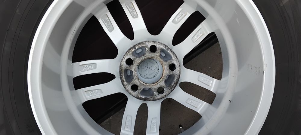 Jante aliaj originale 5x114,3 R17 Mitsubishi senzori anvelope iarna