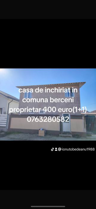 Proprietar Inchiriez casa la curte