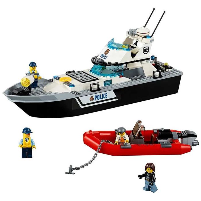 LEGO City 60129 - Полицейска патрулна моторница