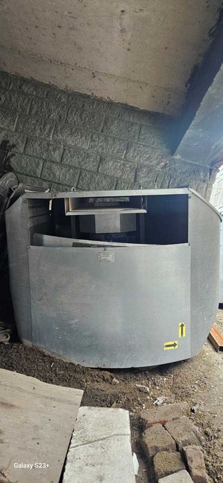 Крышный вентилятор дымоудаления