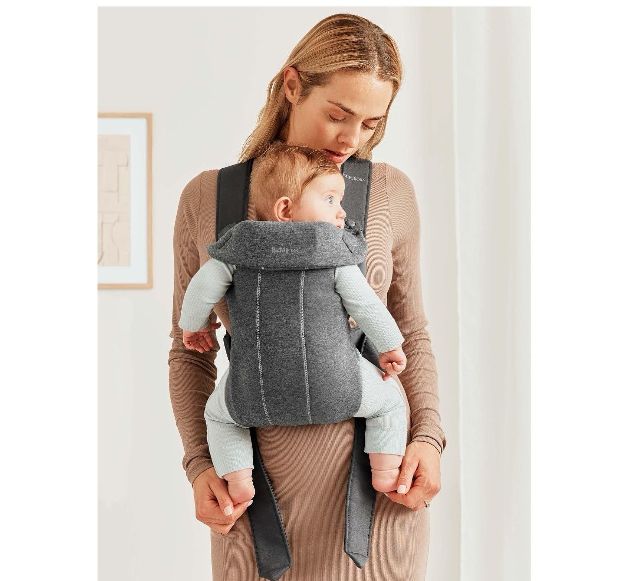 BabyBjörn Бебешко кенгуру Mini, Jersey 3D