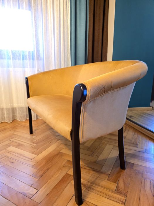 Banca/canapea 2 locuri mustar