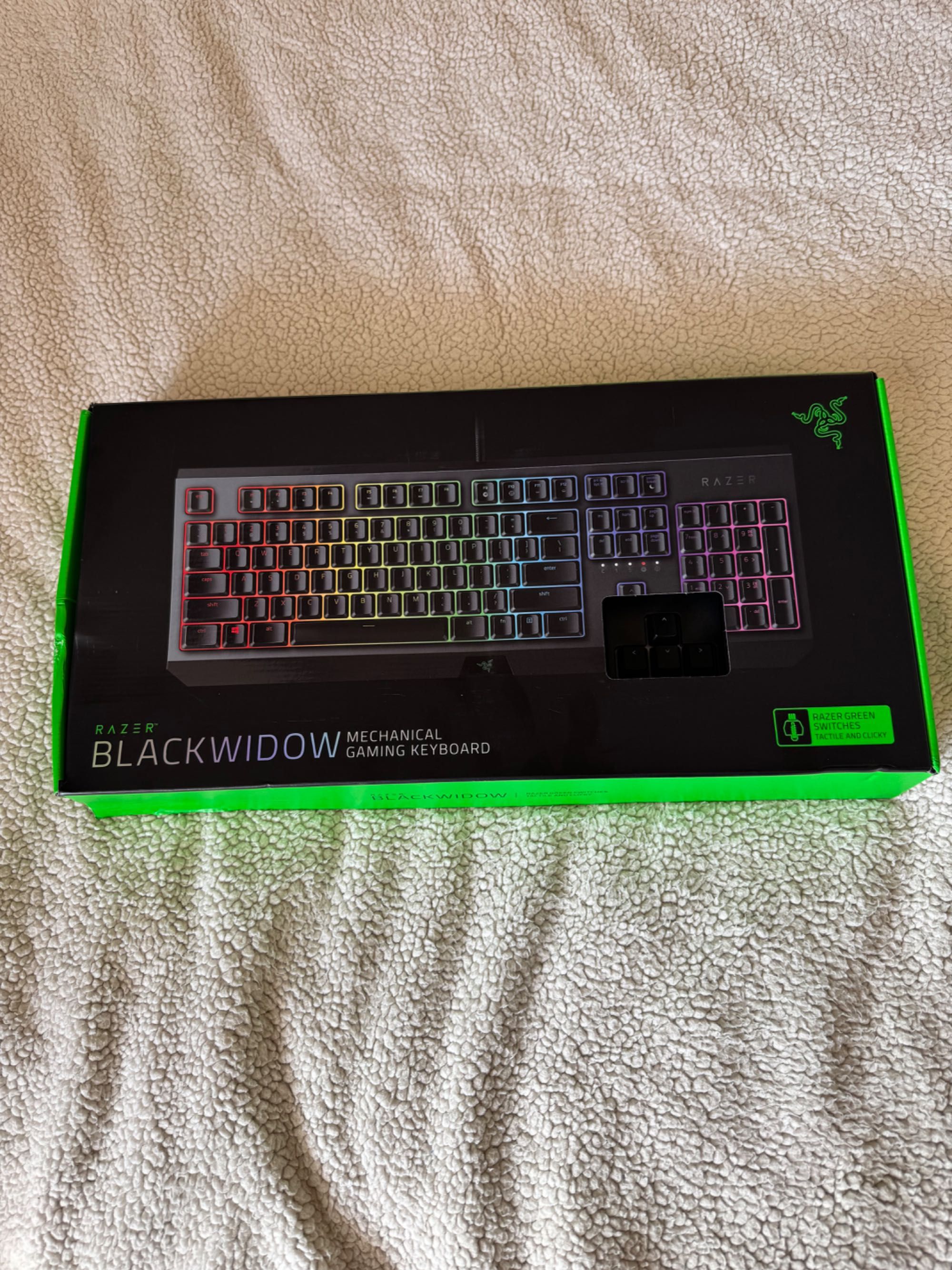 Razer Black Widow Mechanical Keyboard + Kraken X + Deathadder Elite