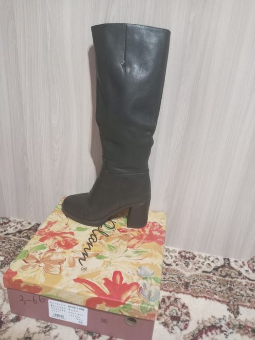 Продам сапоги зимние кожаные