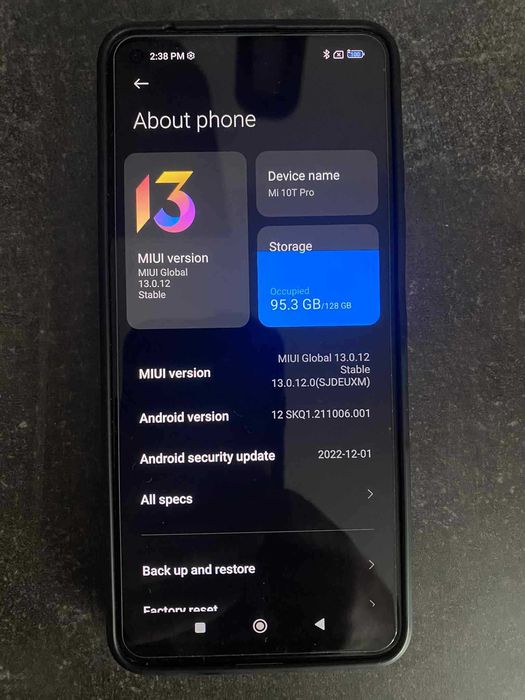Consola portabila - telefon Xiaomi (semi-convertit) cu sistem ANDROID