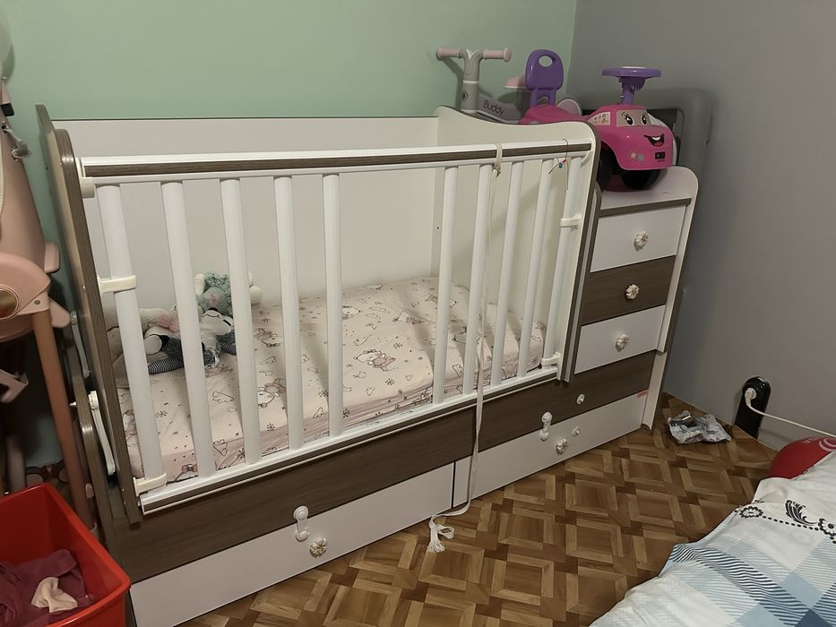 Бебешко трансформиращо се легло Lorelli Maxi Plus