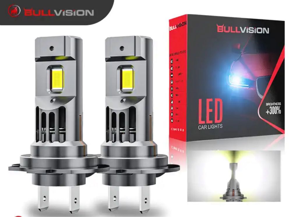 Becuri led bec led H7 mini Bmw F10 E60 Passat B6 Skoda octavia Hyundai