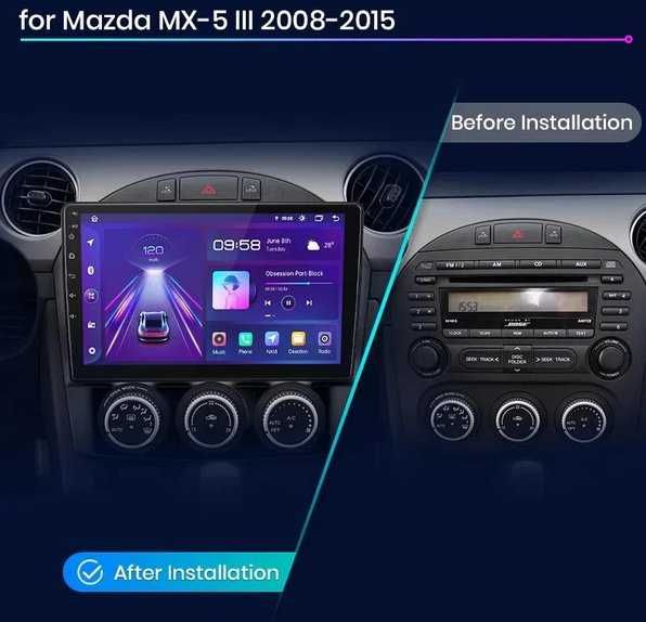 Mazda MX-5 2008 - 2015 Мултимедия с НАВИГАЦИЯ АНДРОИД