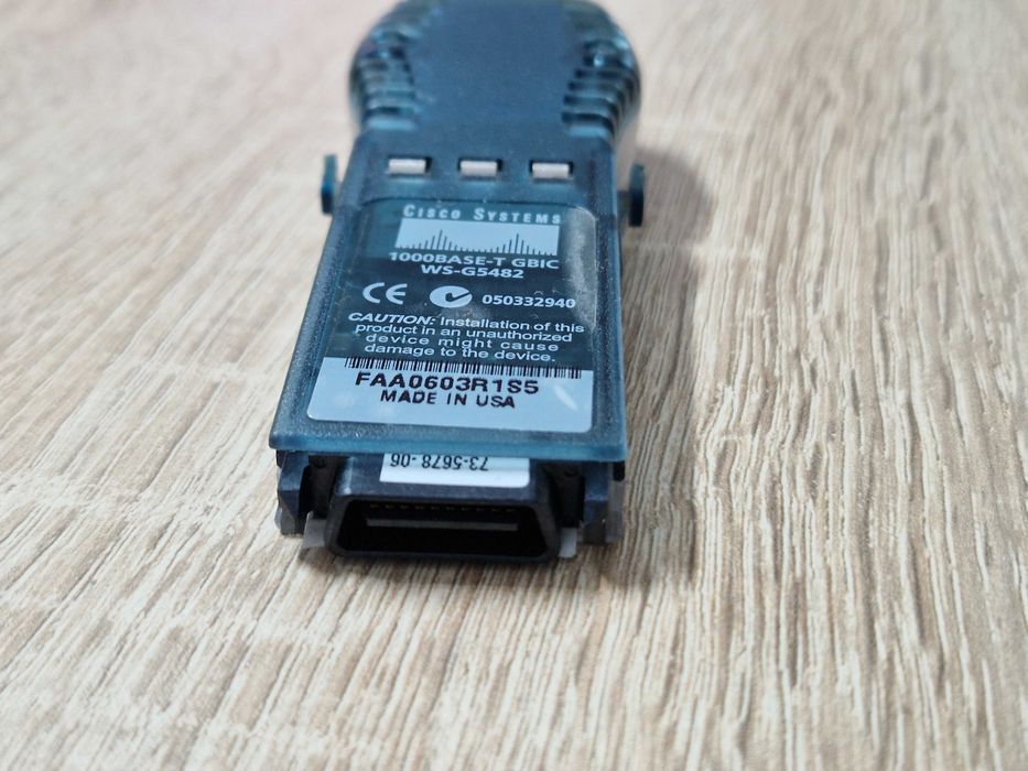 Transceiver Cisco WS-G5482 compatibil TAA 10,100,1000,Base-TX GBIC
