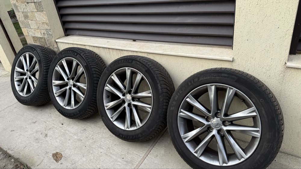Jante cu anvelope m/s michelin dimensiune 235/55/19 lexus toyota mazda
