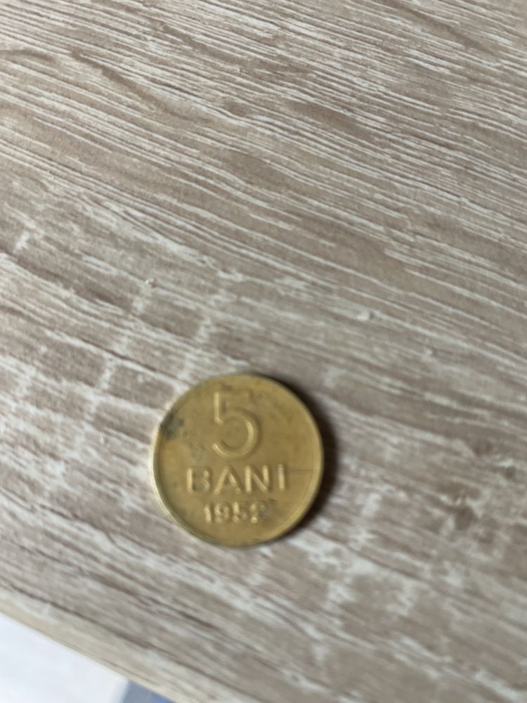 Moneda 5 bani 1952