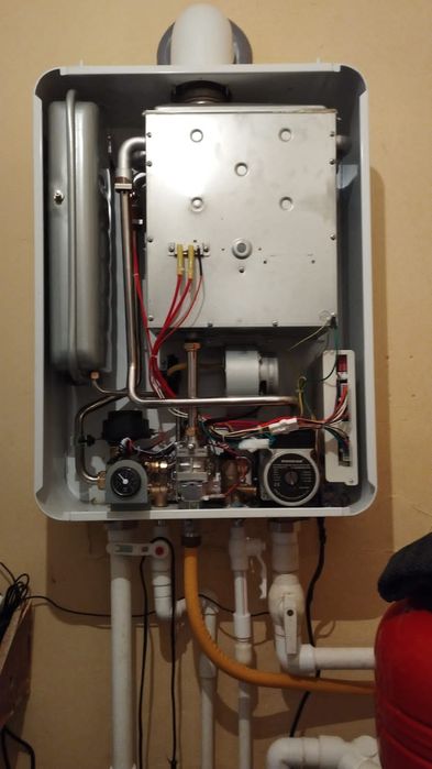 Котел Samsung в рабочем состоянии