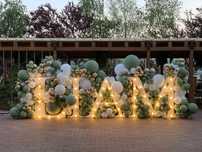 Decor BOTEZ ALL INCLUSIVE (litere volumetrice, photo corner baloane)