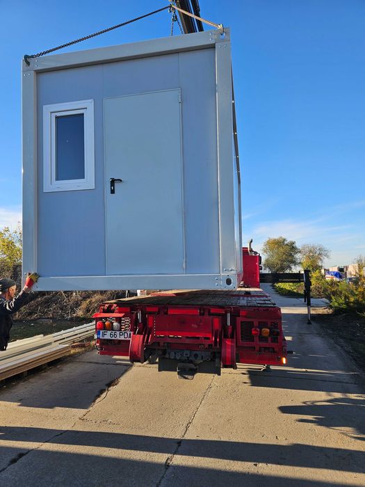 Container modular, birou, organizare santier, cazare muncitori