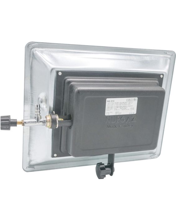 Incalzitor Nurgaz, Arzator Ceramic, 3000W, Radiator Gaz