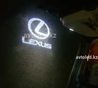 Лексус GS 300 подсветка двери логотип авто тюнинг LED подарок мужчине