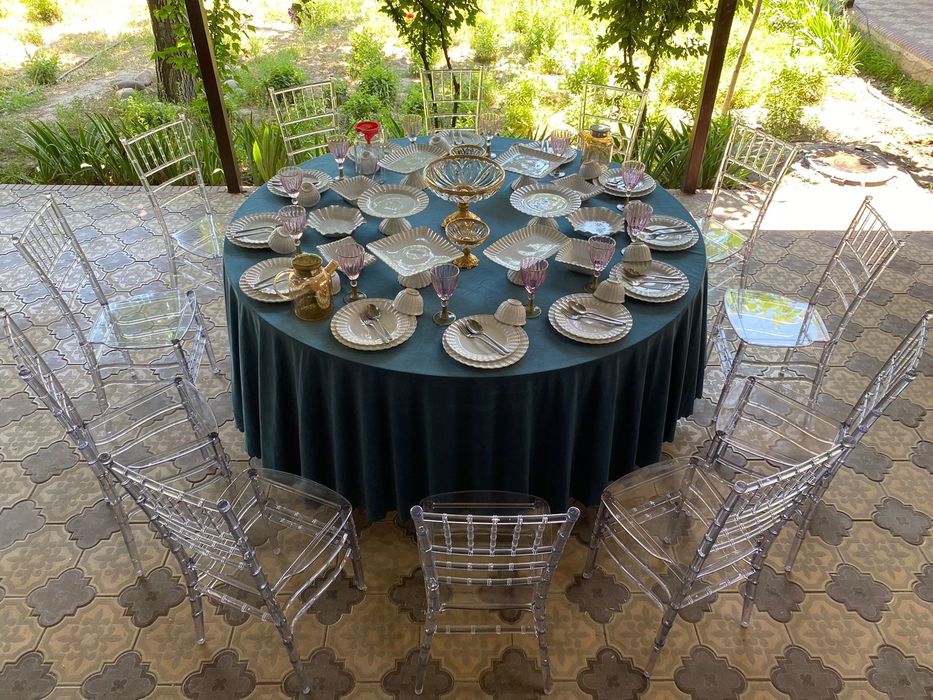 Прокат Элитные Посуды Стол Стулья
