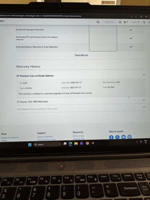 Laptop Gaming Slim 5 16AHP9 RTX 4070 1TB Amd ryzen 7 8845HS