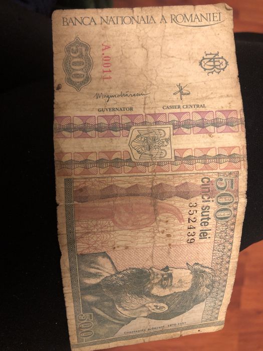 Vand bacnota veche si foarte rara