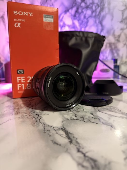 Obiectiv Sony FE 20mm f1.8 G