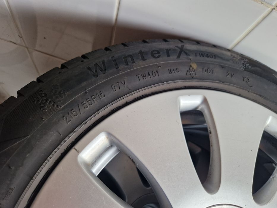 Roti iarna Audi 5x112 r16 anvelope 215 55 16