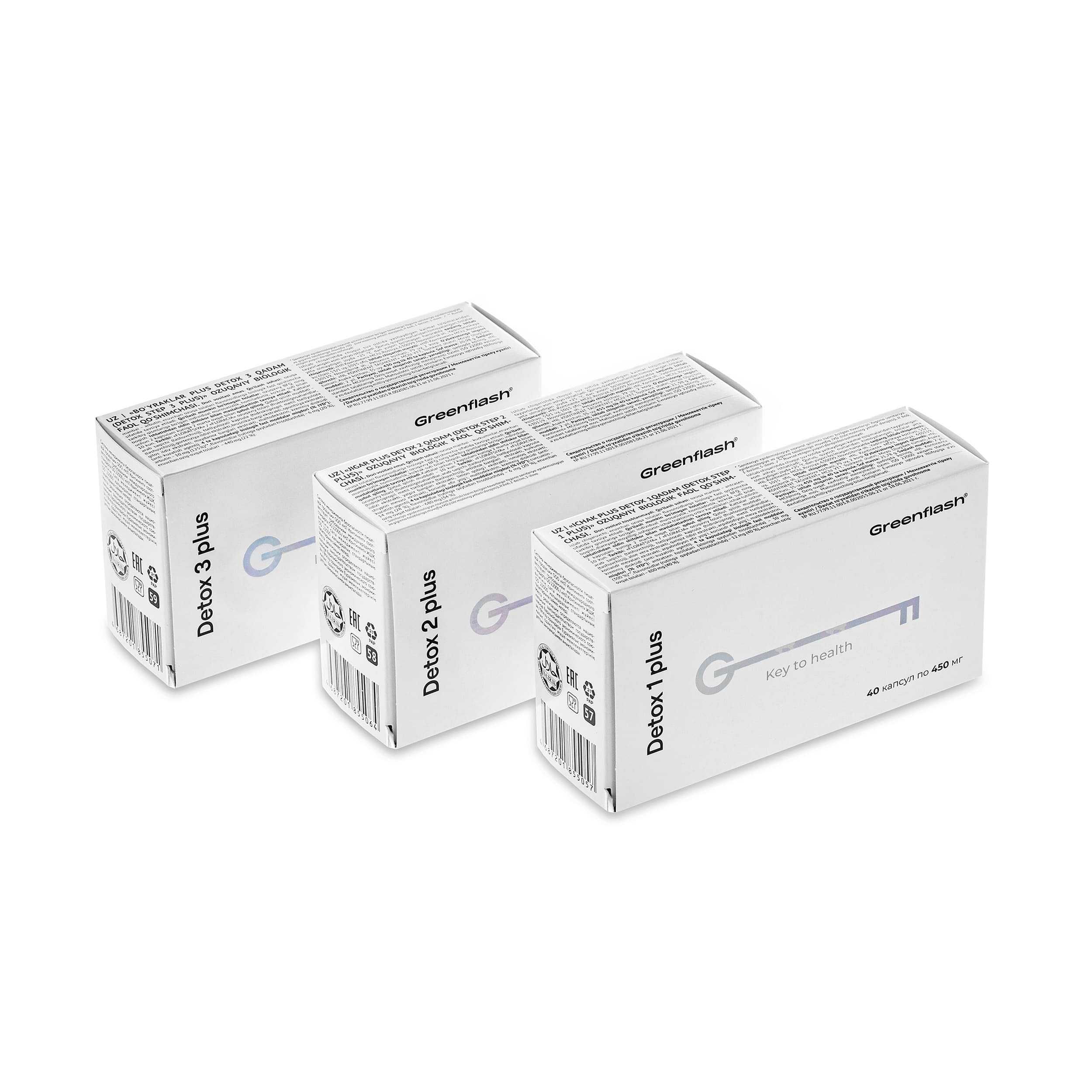 Detox 1 Detox 2 Detox 3  box plus