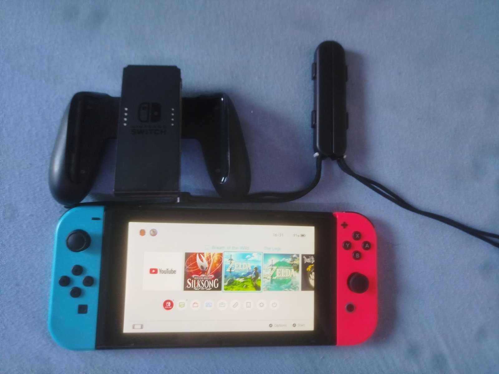 Nintendo Switch + Zelda BOTW и Zelda TOTK и SD Карта 128 GB