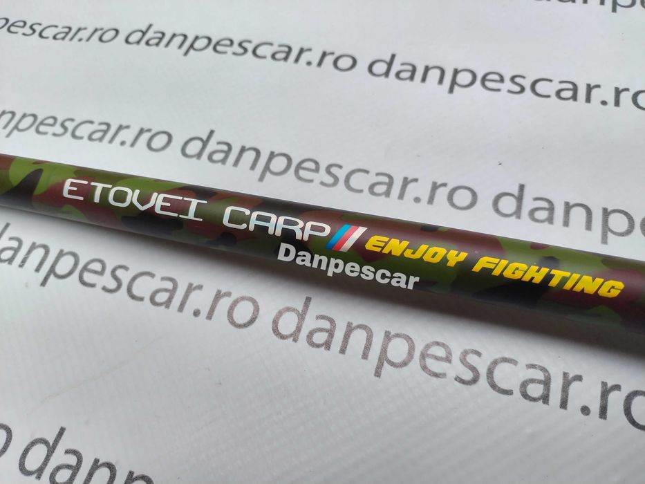 SET 4 Lansetea CRAP 3,90m WINDBLADE CARP MASTER CAMO din 2 buc 3,5lbs